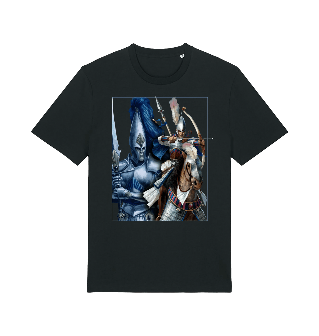 Black Printed T-shirt Front